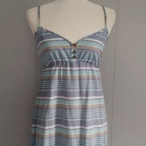 Tommy Bahama Striped Maxi Dress NWOT